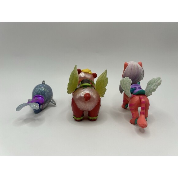 Hatchimals Pixies Riders Glider Figure Lot of 3 Tigrette, Shimmer Narwhal, Pando - Picture 9 of 15